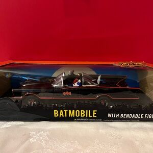 Black Batmobile with Bendable Figure